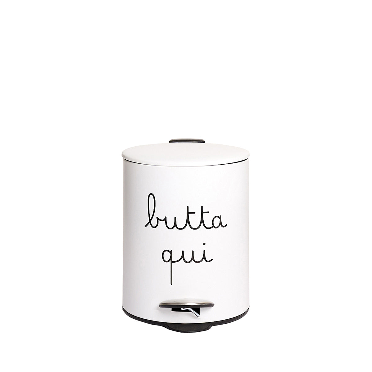 Pattumiera 5L "Butta Qui"