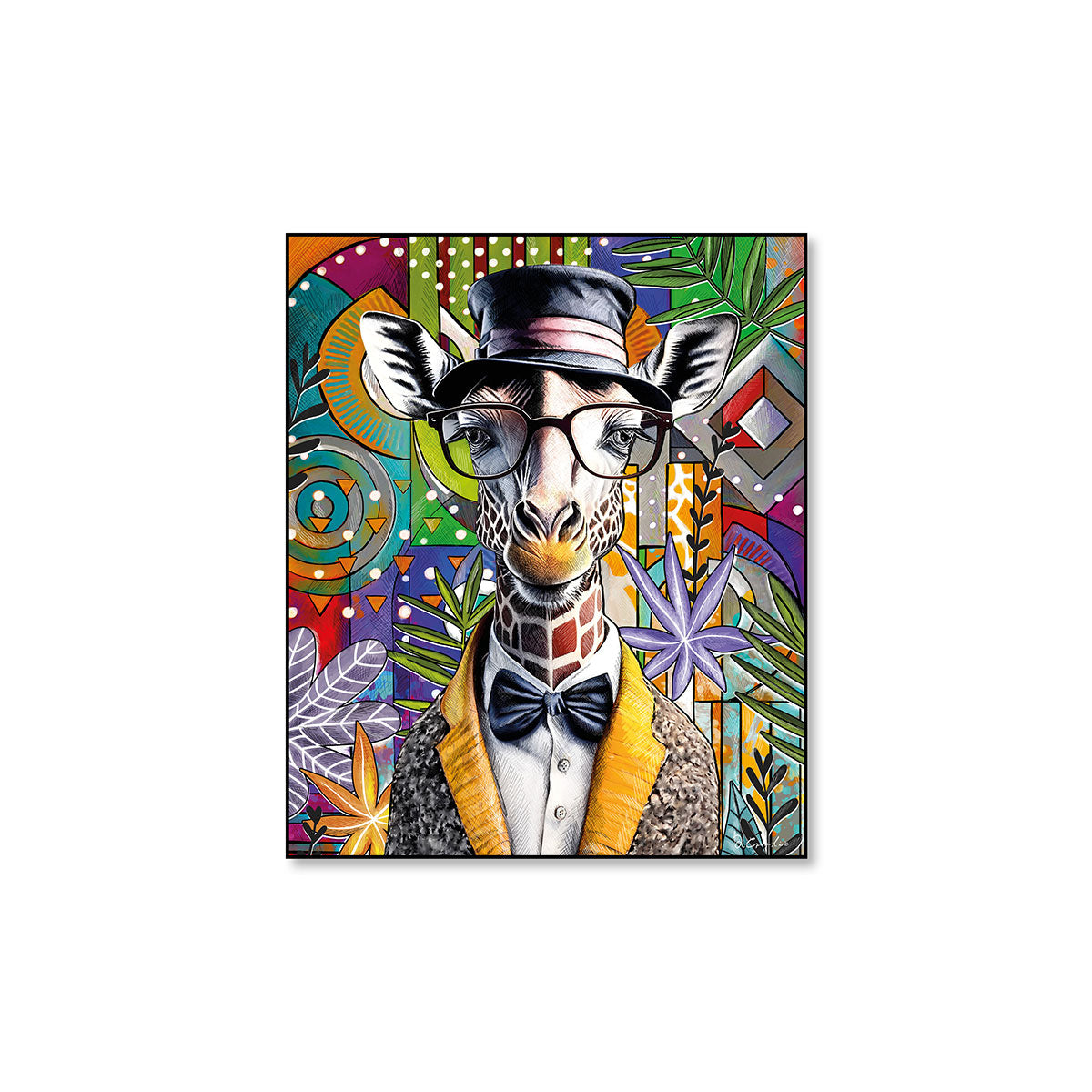 Quadro Human Essence Giraffa ”Far-Sightedness”