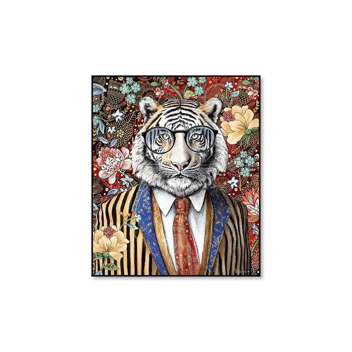 Quadro Human Essence Tigre ”Courage”
