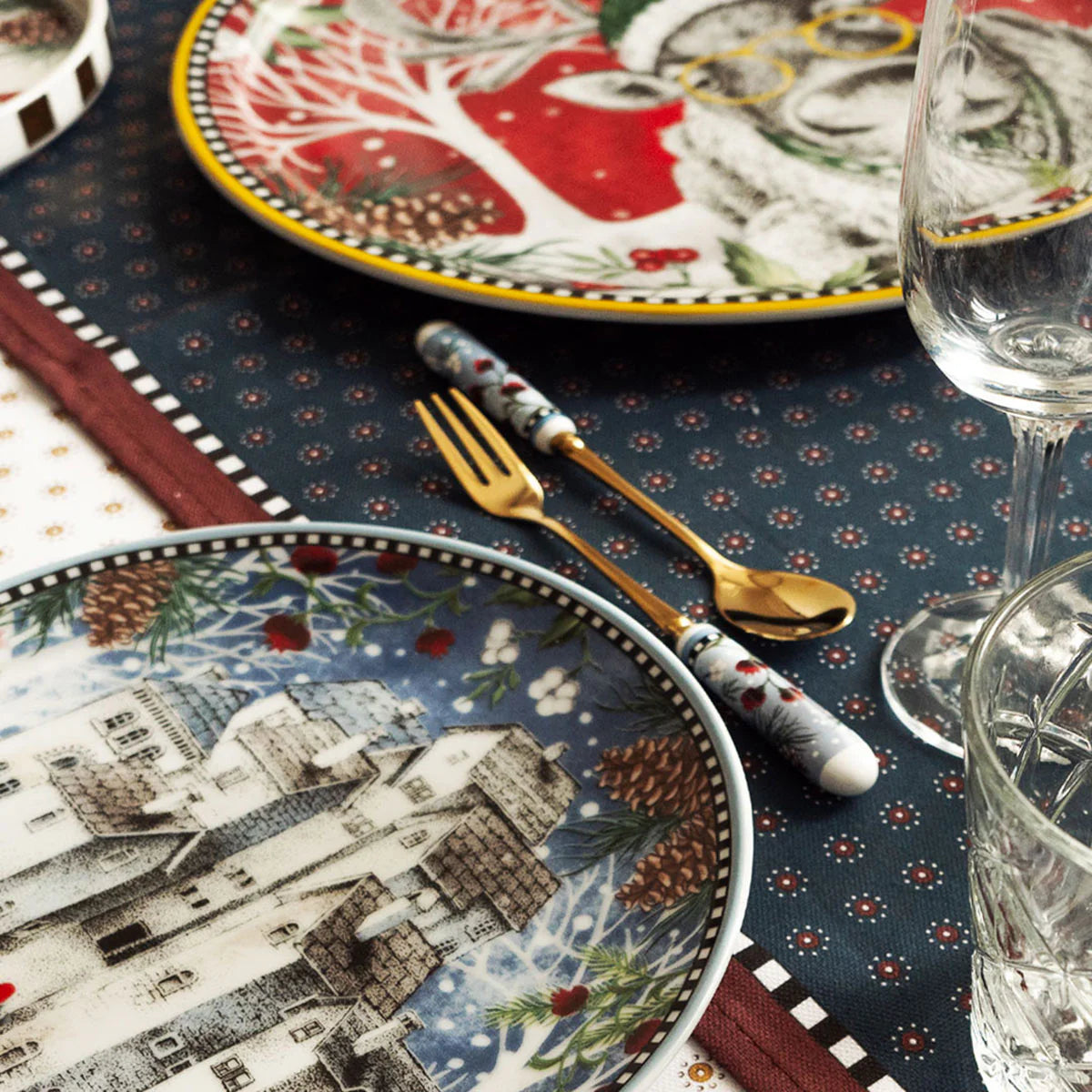 Set 6 Piattini Dolce Natale