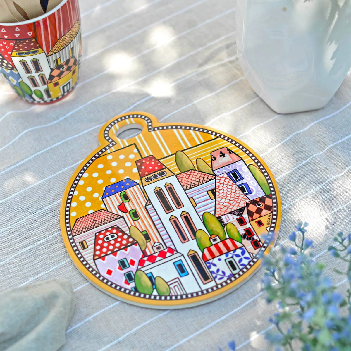 Sottopentola in ceramica Paese Mio - Vari Colori