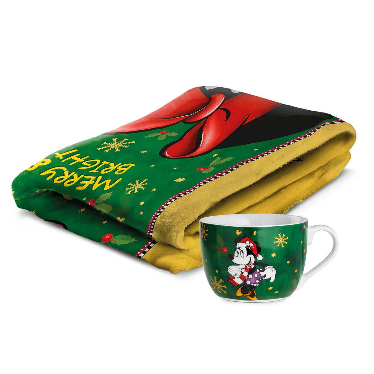 Set Plaid + Tazza Colazione Winter Magic - Vari Decori