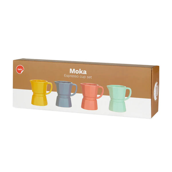 Set 4 Tazzine Espresso MOKA