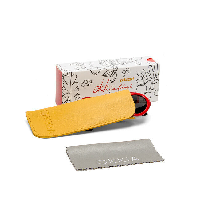 Occhiali da sole Kids CUORE - Rosso