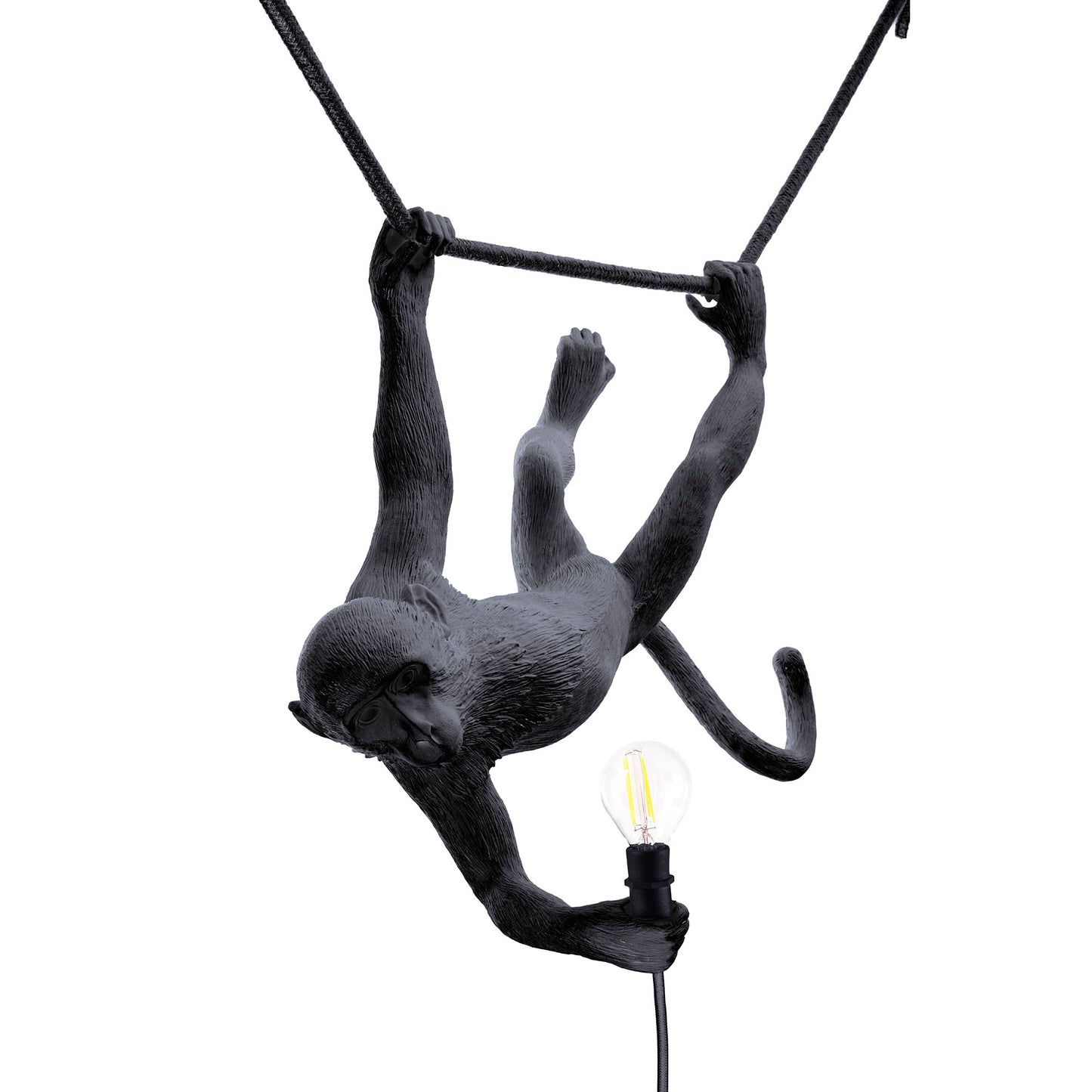 Monkey Lamp Swing Black