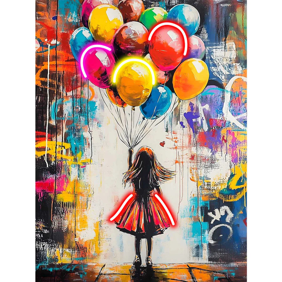Quadro con LED - Baloon