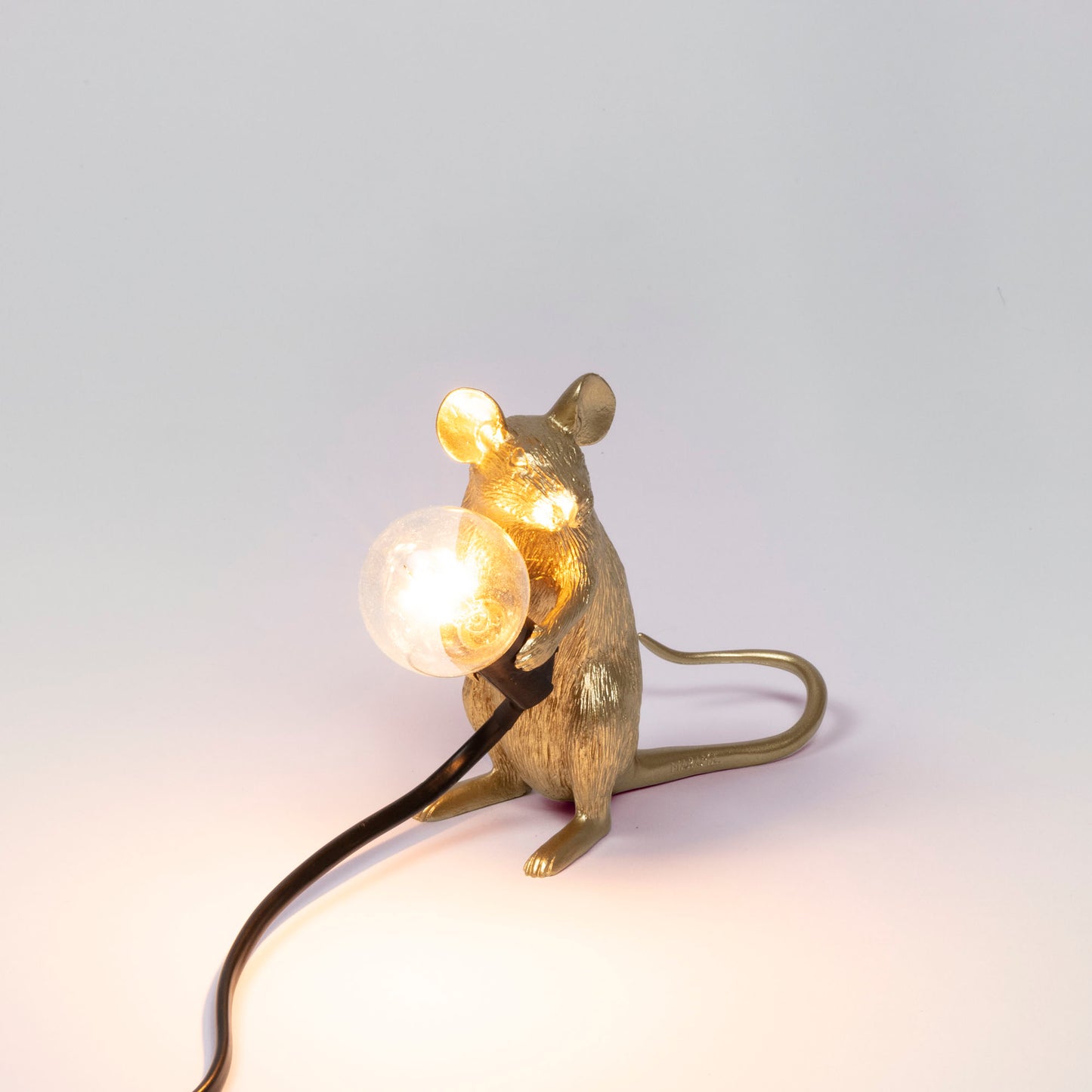 Mouse Lamp Gold Mac