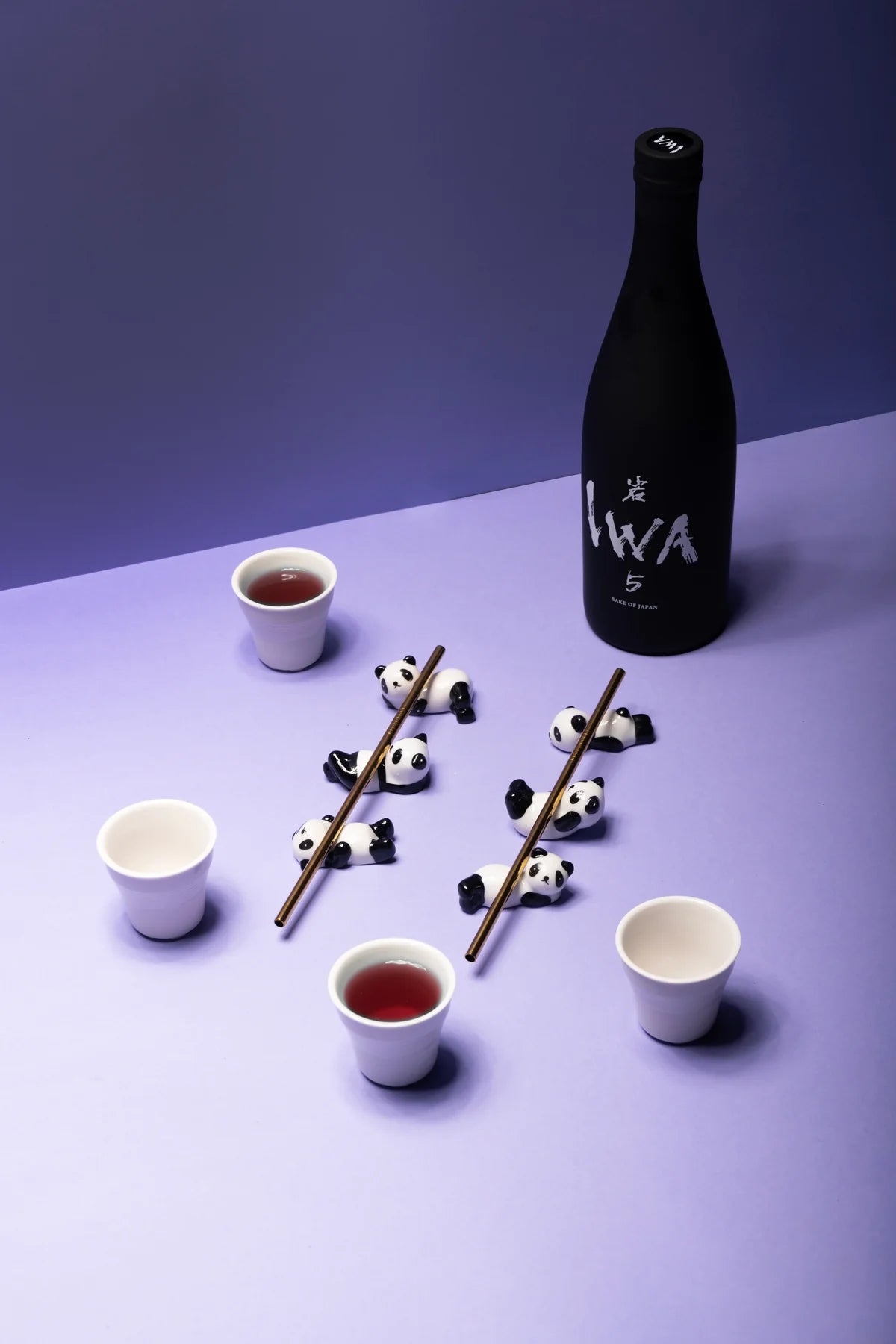 Set 6 Appoggia Bacchette PANDA