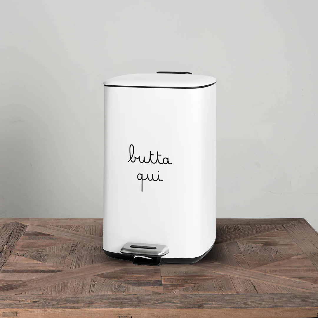 Pattumiera 20L "Butta Qui"