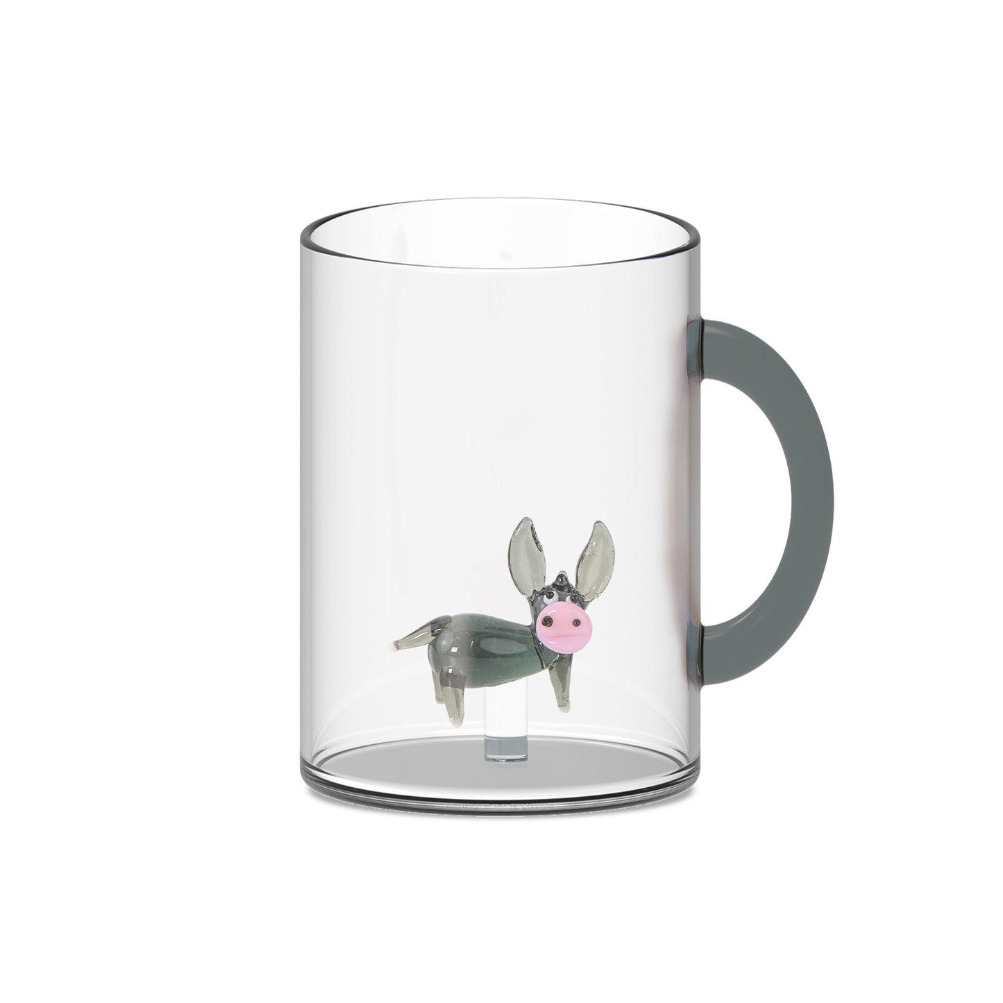 Mug in vetro con soggetto