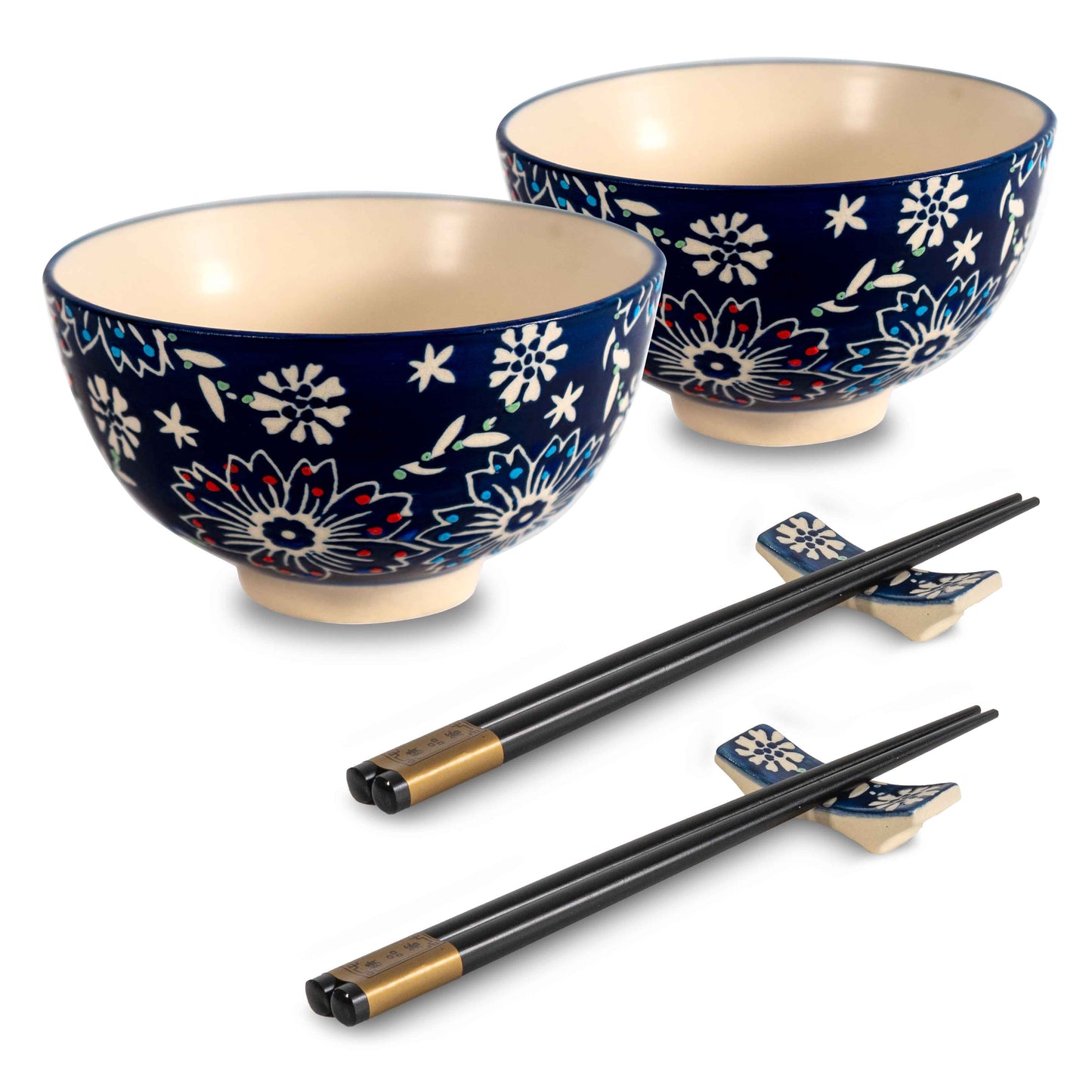 Set 2 coppette + bacchette e poggia bacchette Pechino