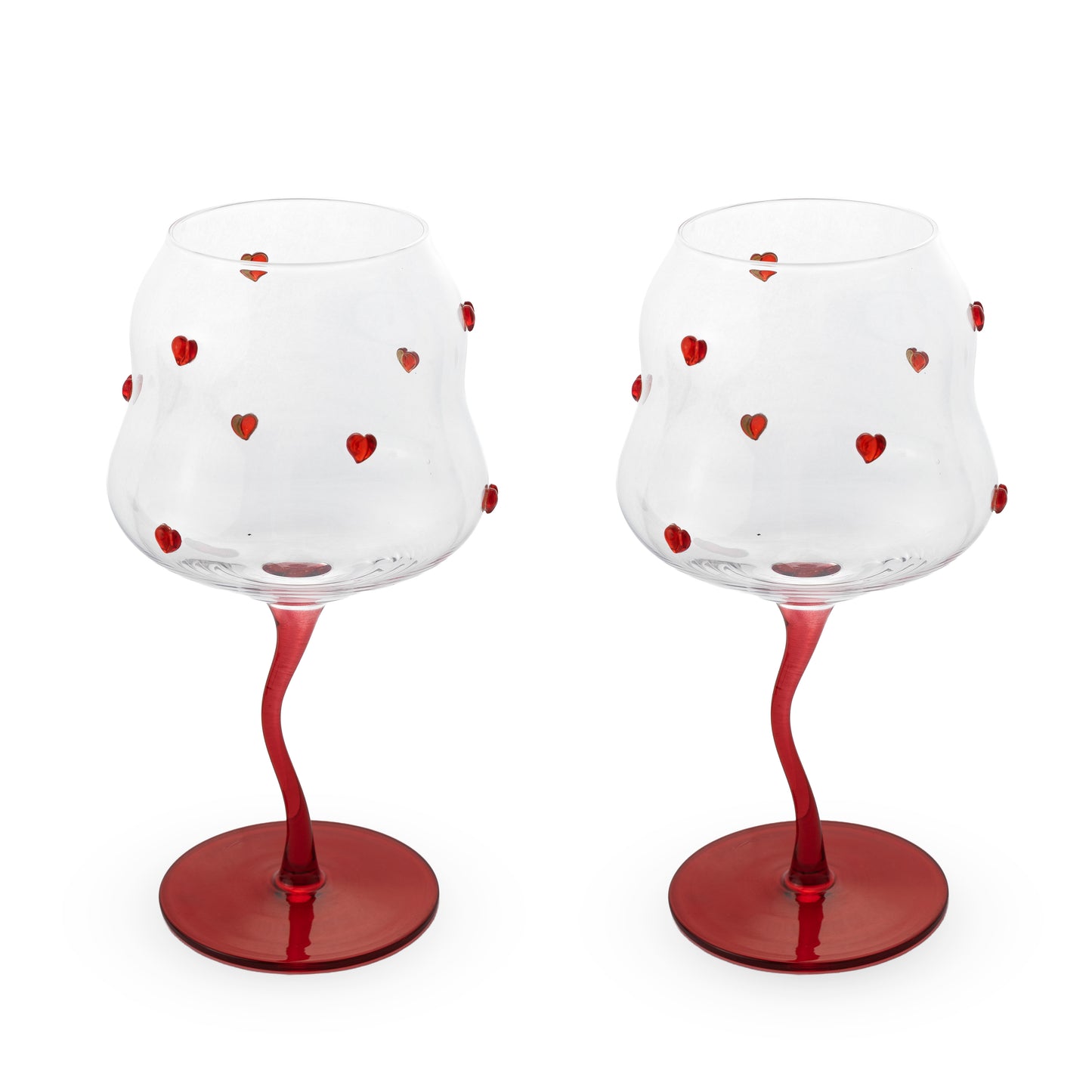 Set 2 calici da cocktail in vetro - Vari Colori