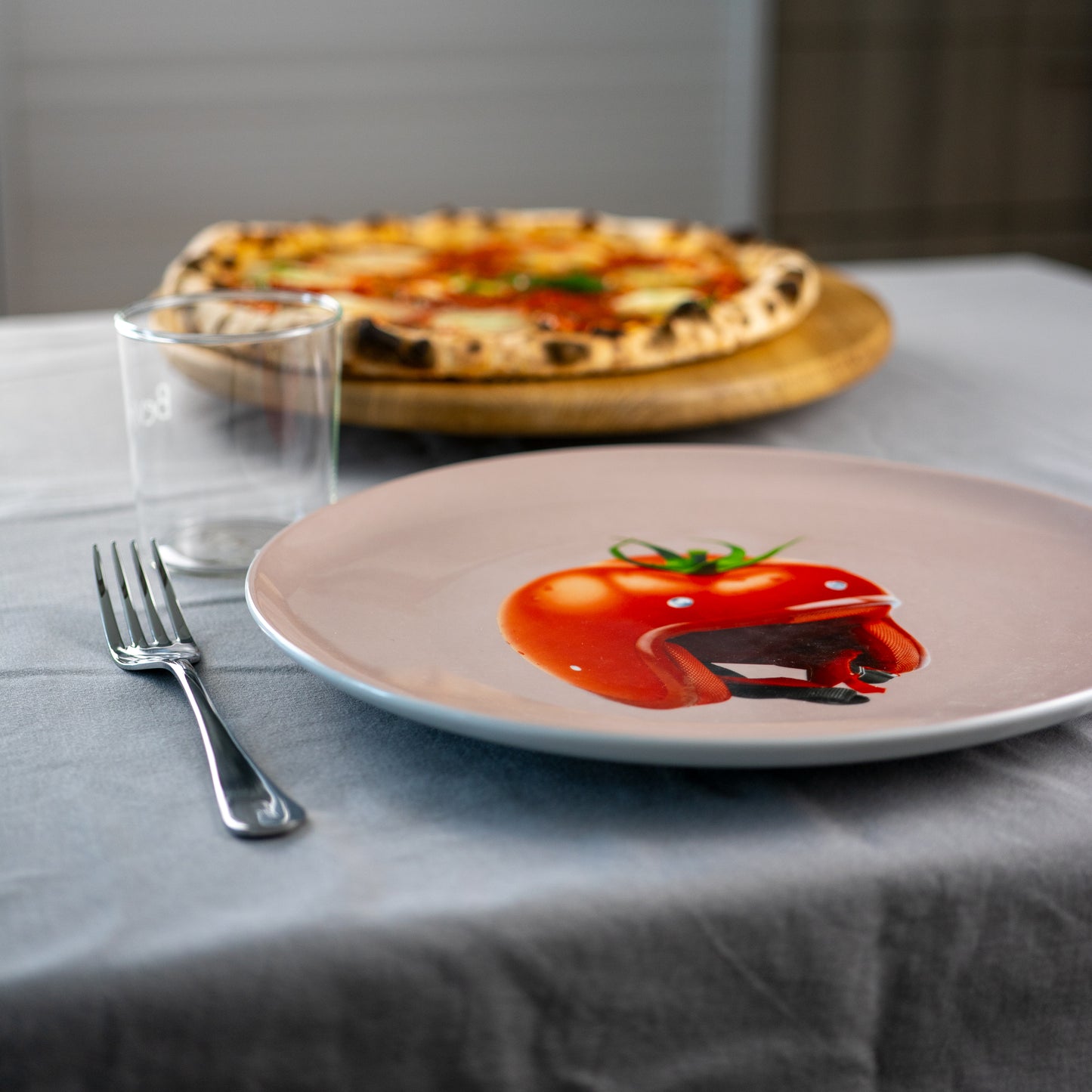 Piatto pizza in porcellana