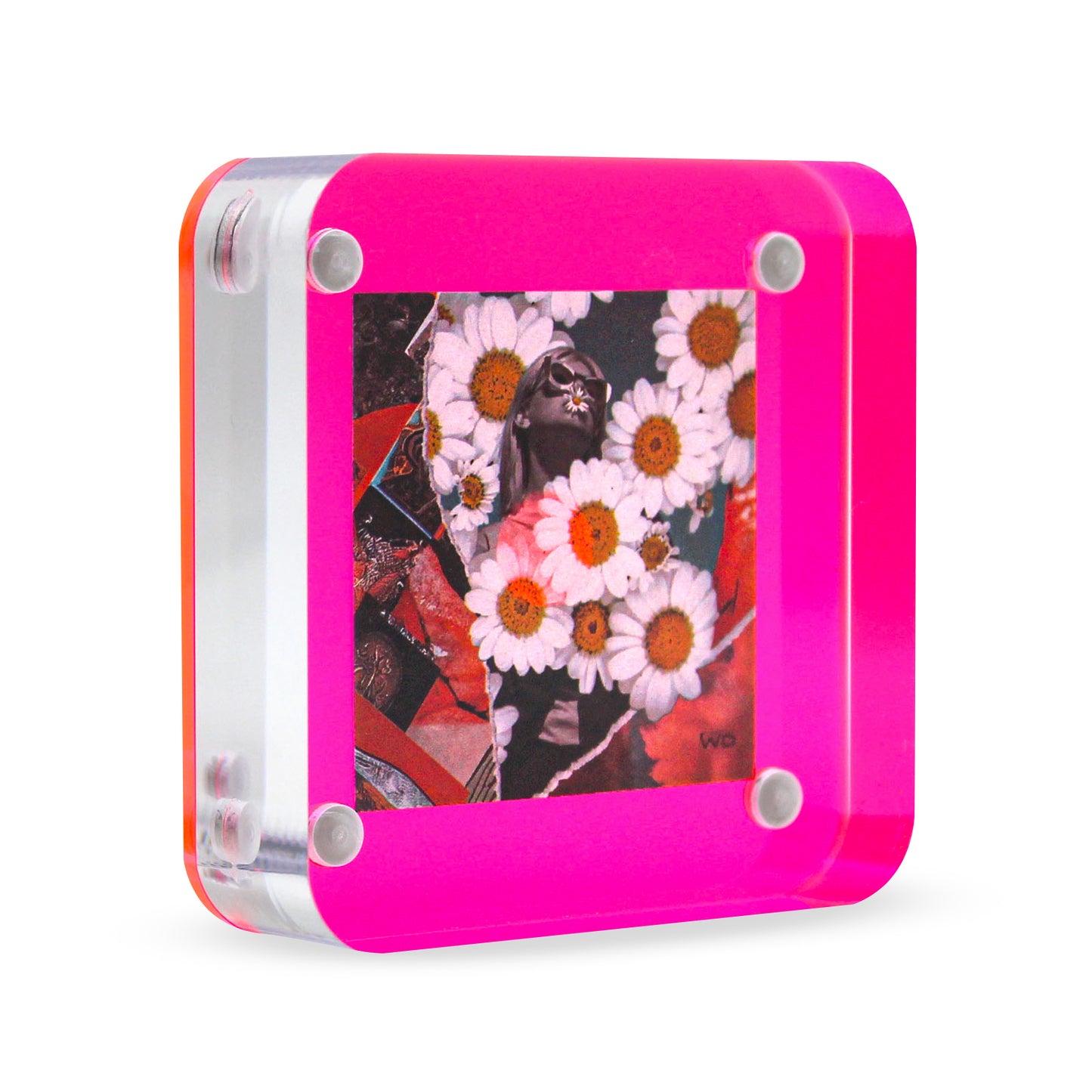 Cornice in acrilico 8x8 cm - Vari Colori