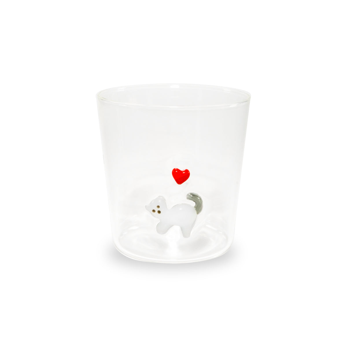 Bicchiere con Decori Animali