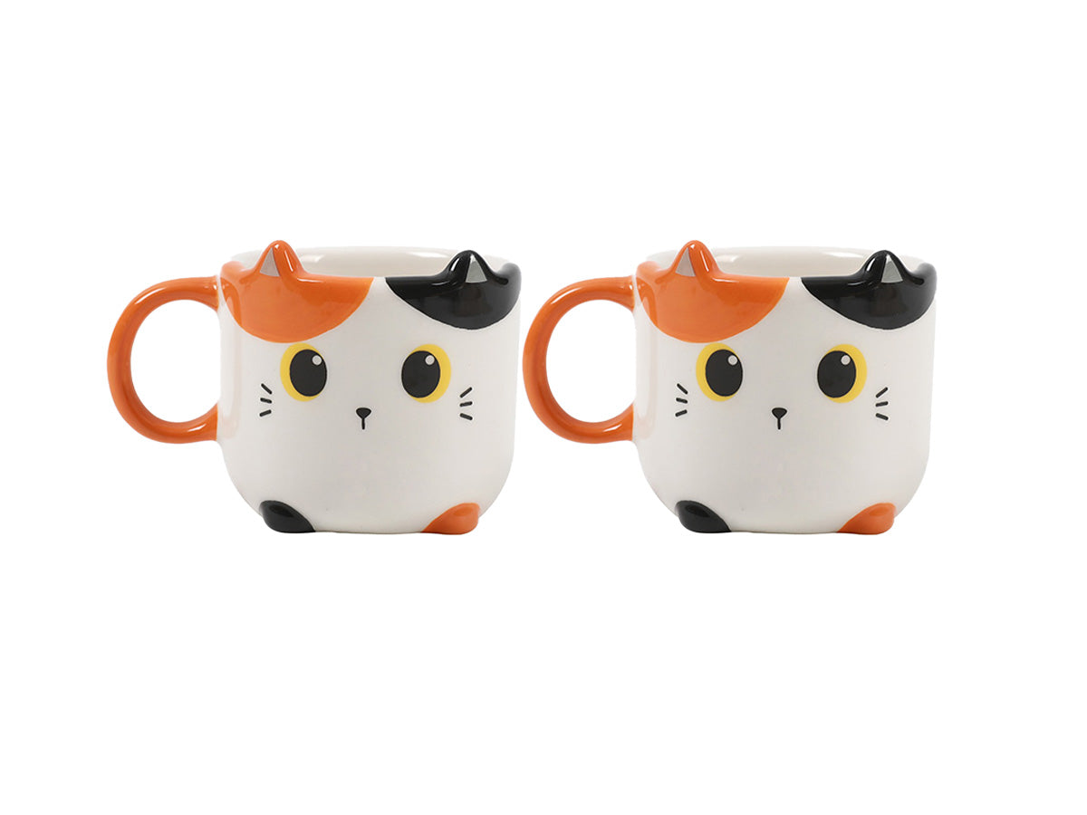 Set 2 Tazzine Caffè Gatto - Vari Colori