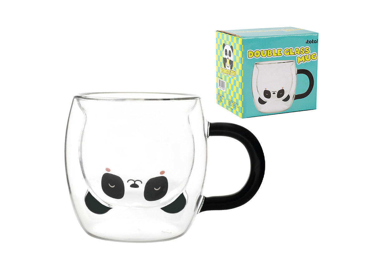 Tazza in Vetro doppia camera - Vari Soggetti