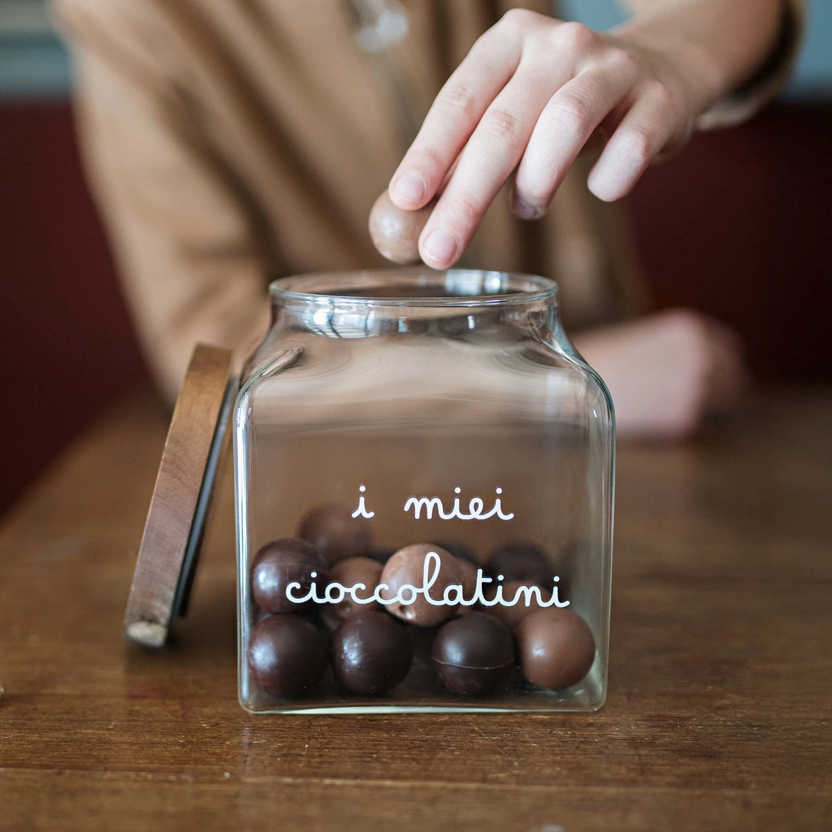 Barattolo Vetro "I miei Cioccolatini"