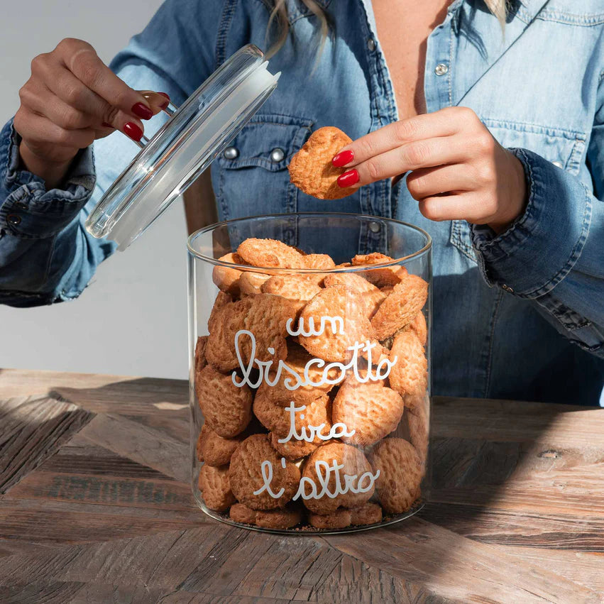 Barattolo Biscotti "Un Biscotto tira l'altro"