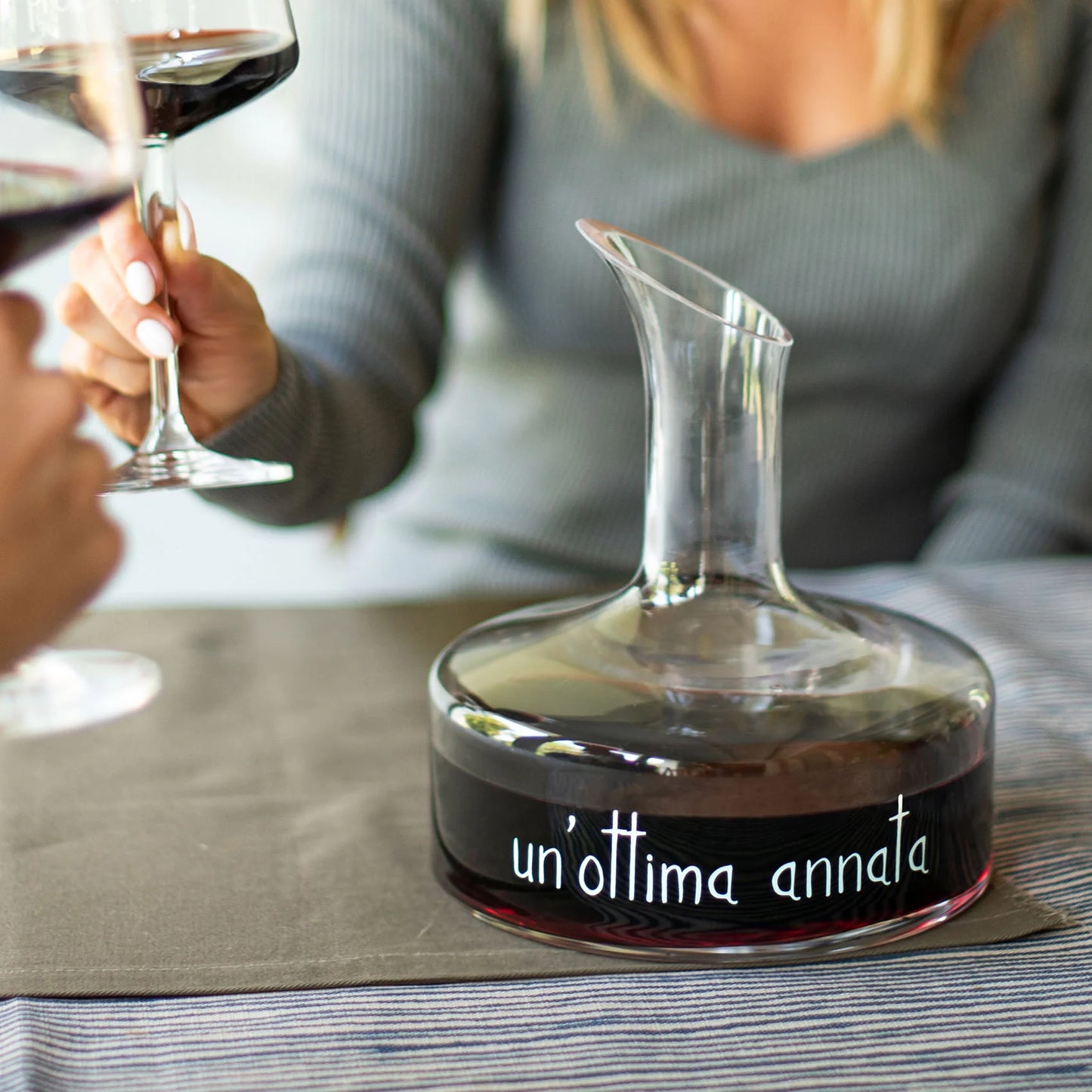 Decanter in vetro "Un'ottima annata"