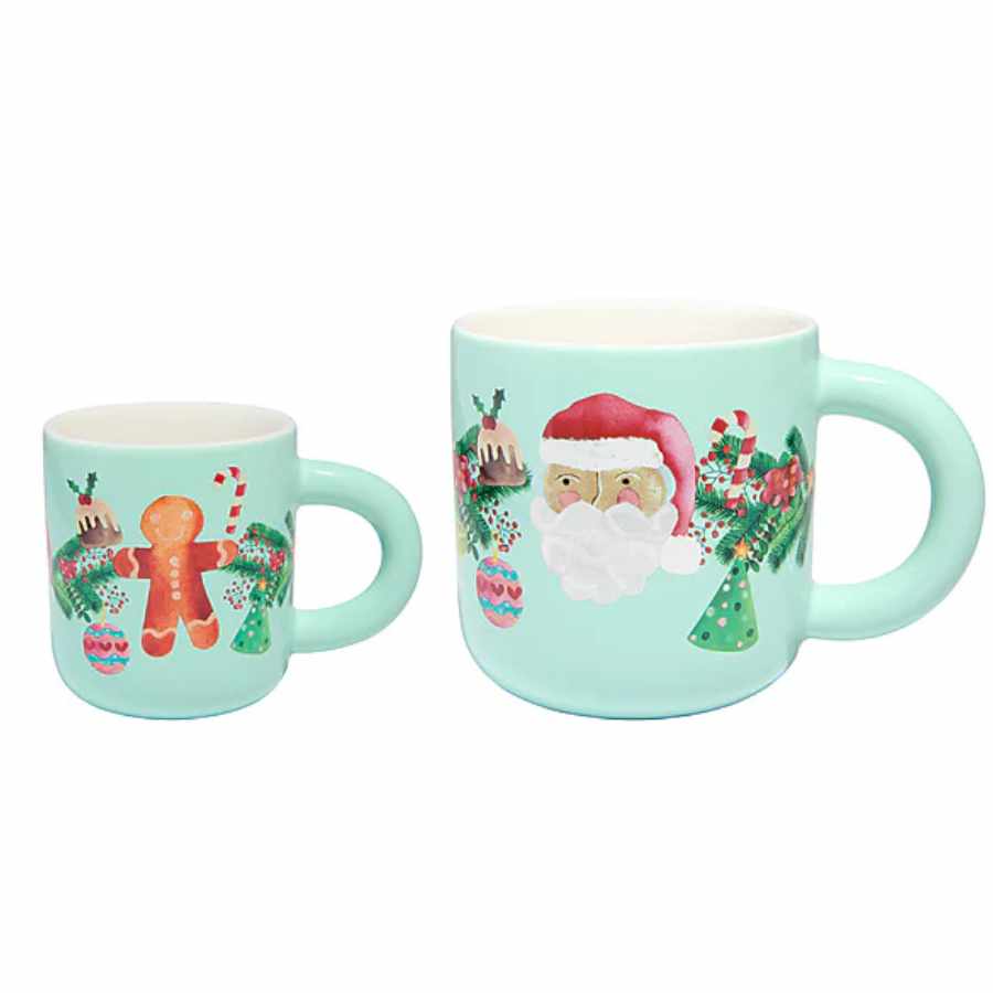 Set 2 Mug Grande e Piccola TIS THE SEASON