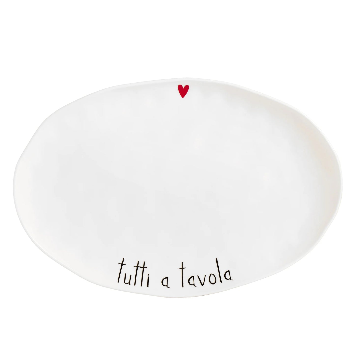 Piatto Ovale "Tutti a Tavola"