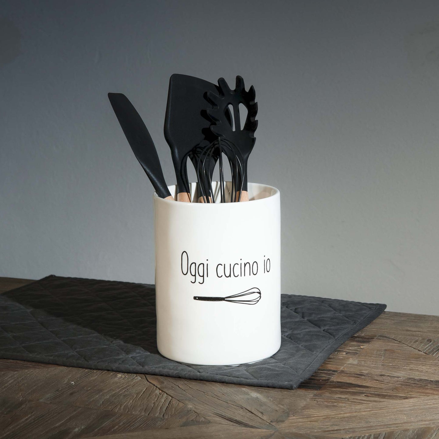 Porta mestoli "Oggi Cucino Io"
