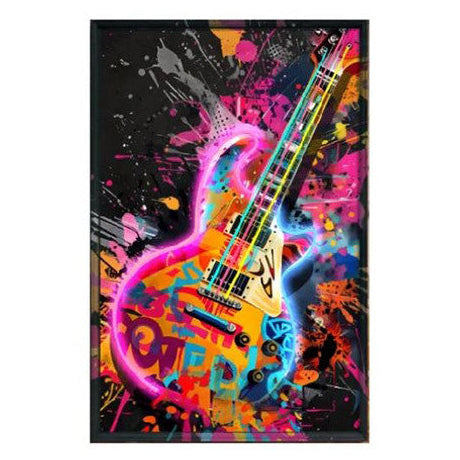 Quadro con LED - Chitarra