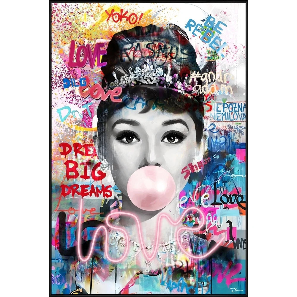 Quadro con LED - Miss