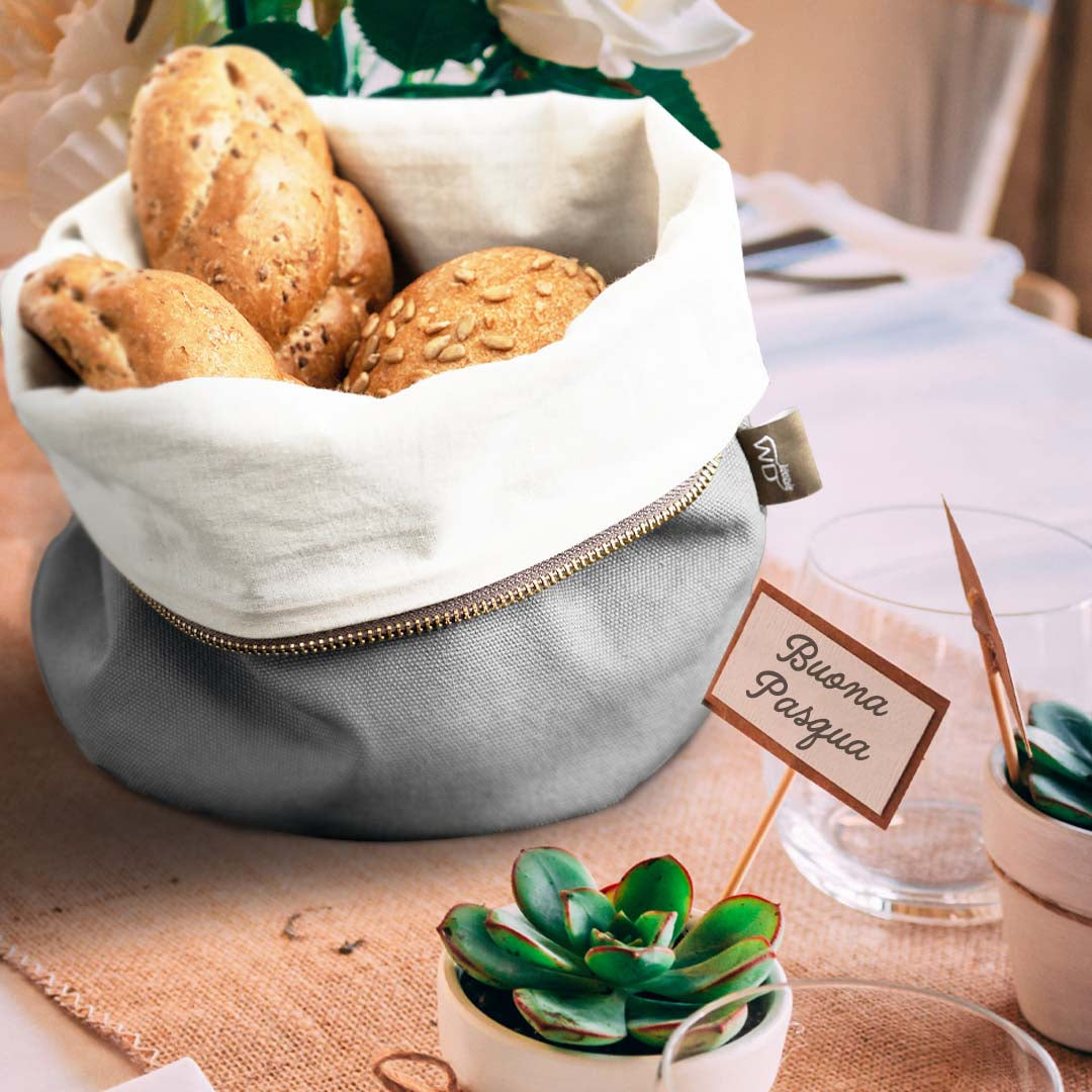 Sacchetto pane riscaldabile