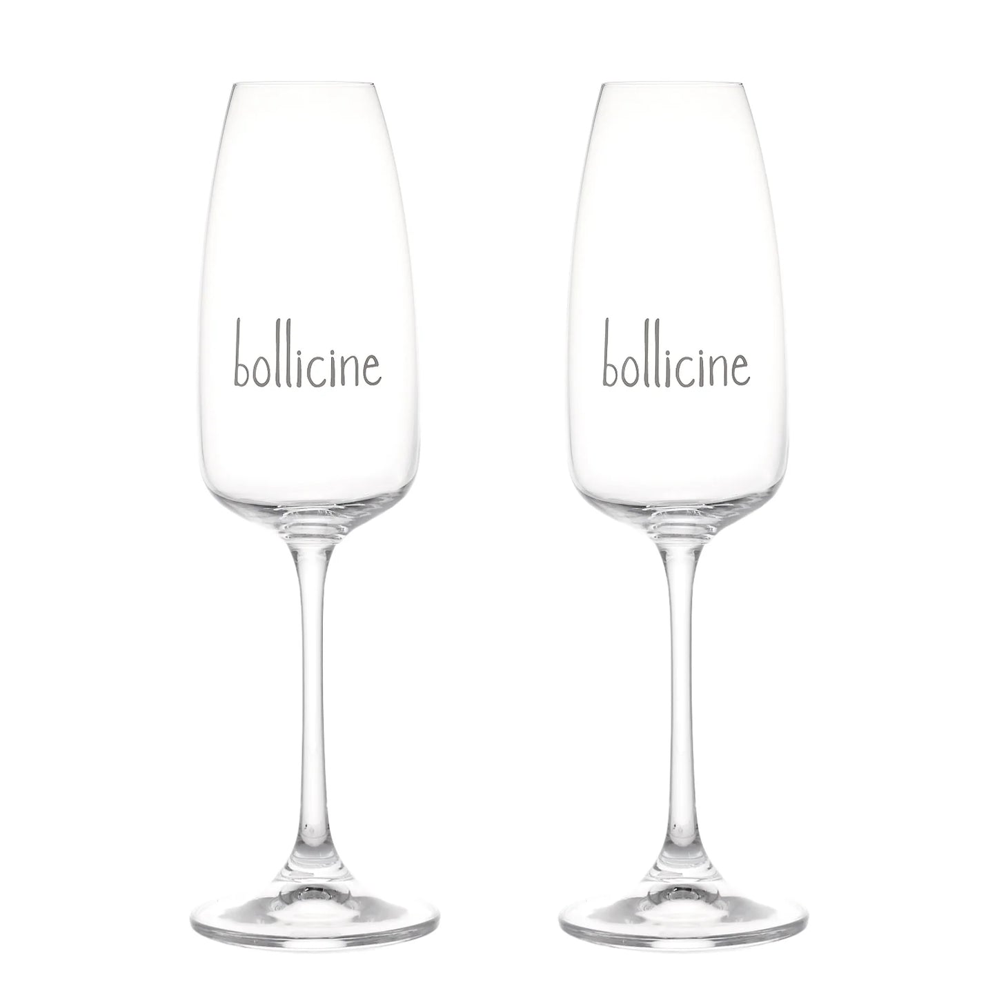 Set 2 Calici Flute "Bollicine"