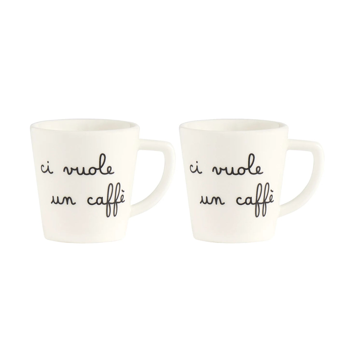 Set 2 Tazzine espresso "Ci vuole un Caffè"