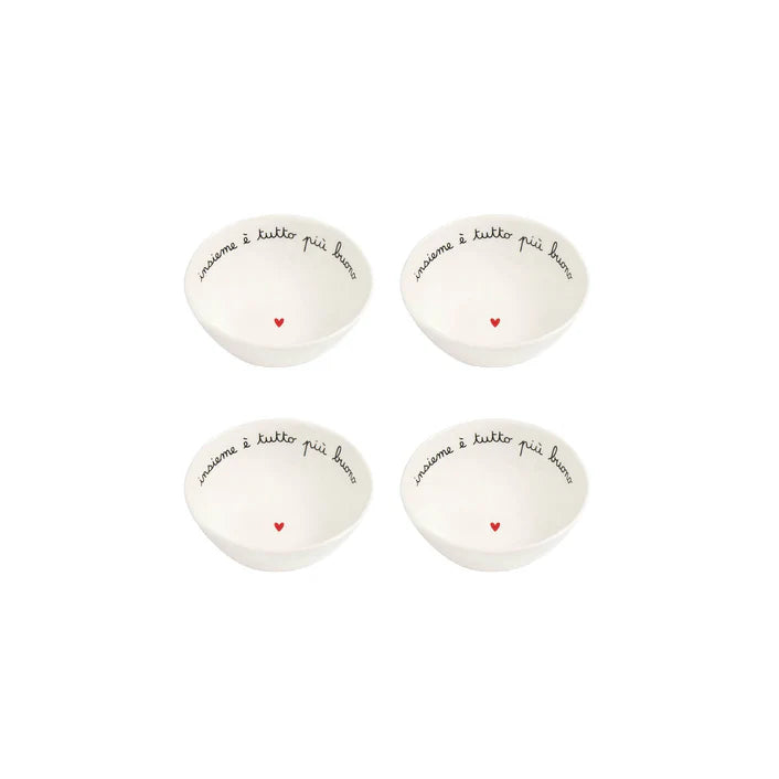 Set 4 Coppette "Insieme è tutto più Buono"