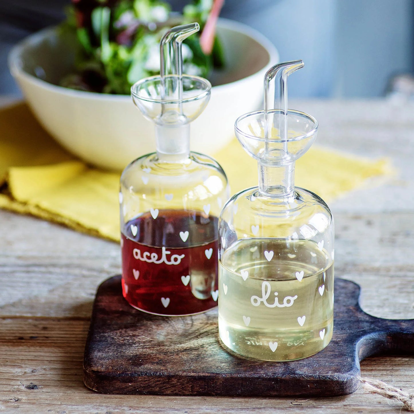 Set Olio-Aceto "Cuori"