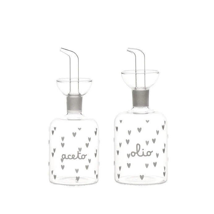 Set Olio-Aceto "Cuori"