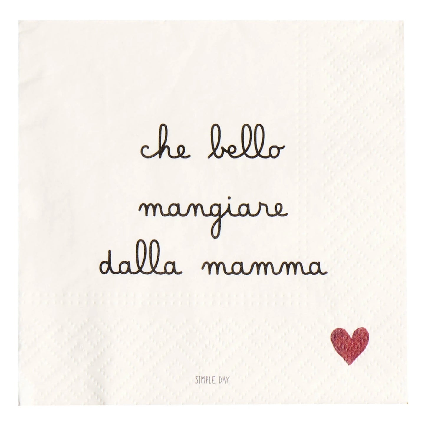 Set 20 Tovaglioli di Carta - Varie Scritte