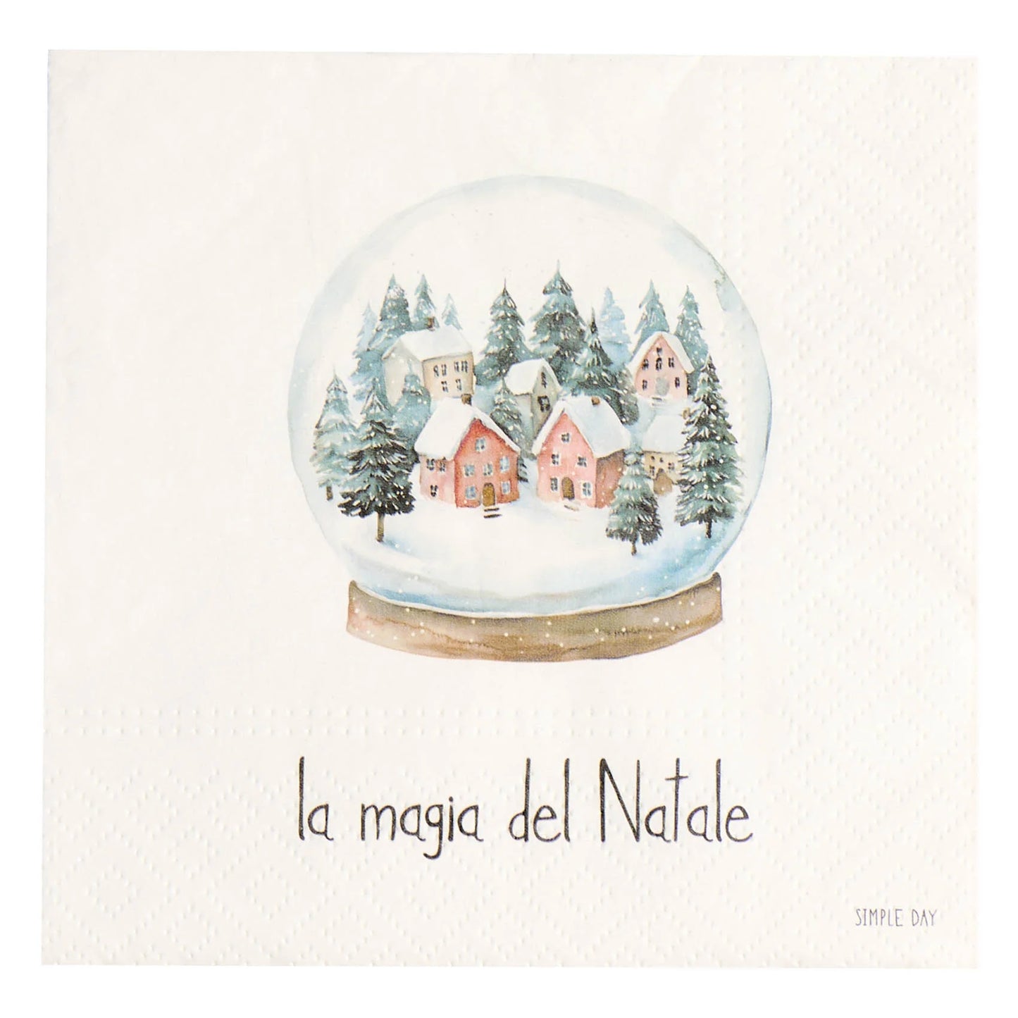 Set 20 Tovaglioli di Carta Natale - Varie Scritte