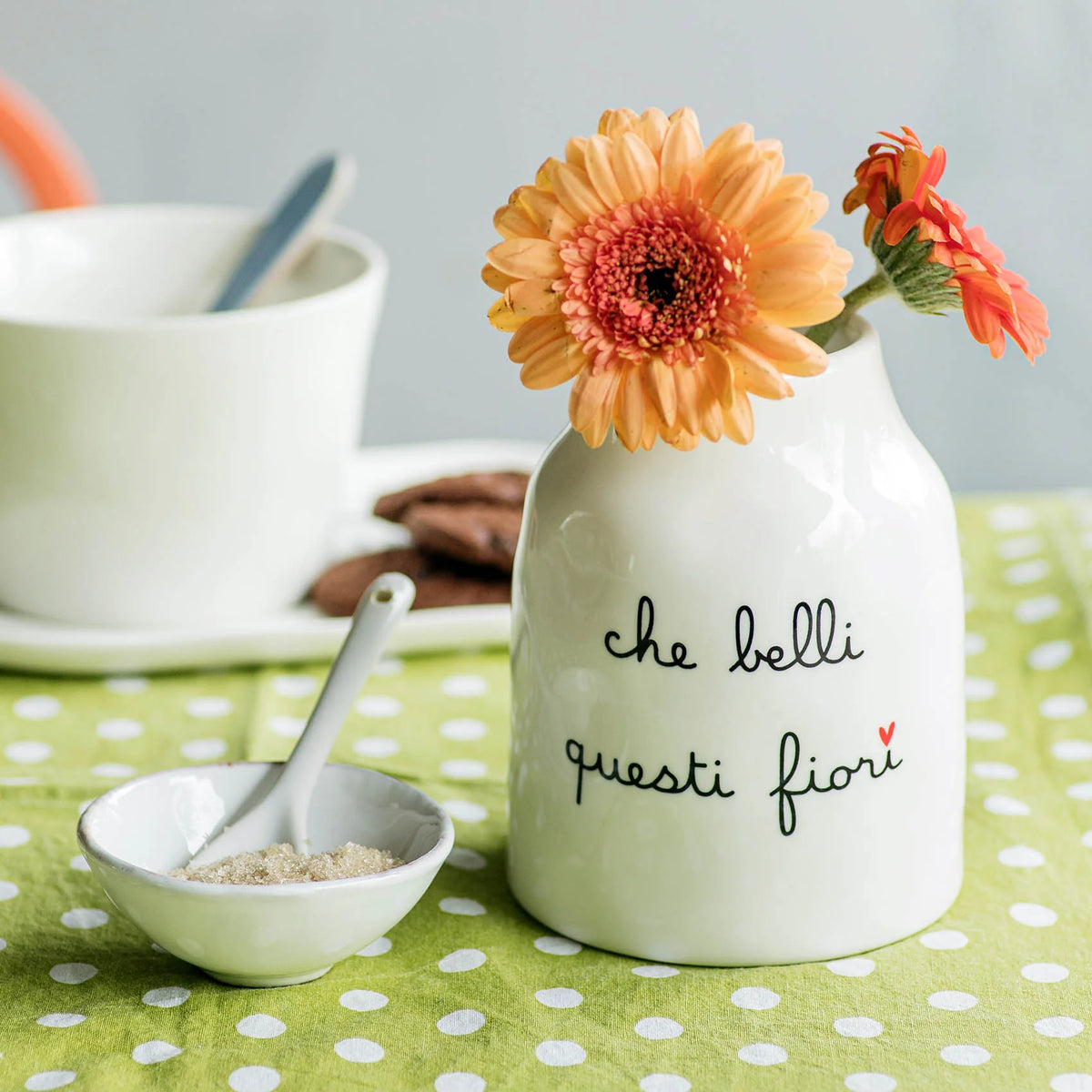 Vaso h13 cm "Che Belli questi Fiori"