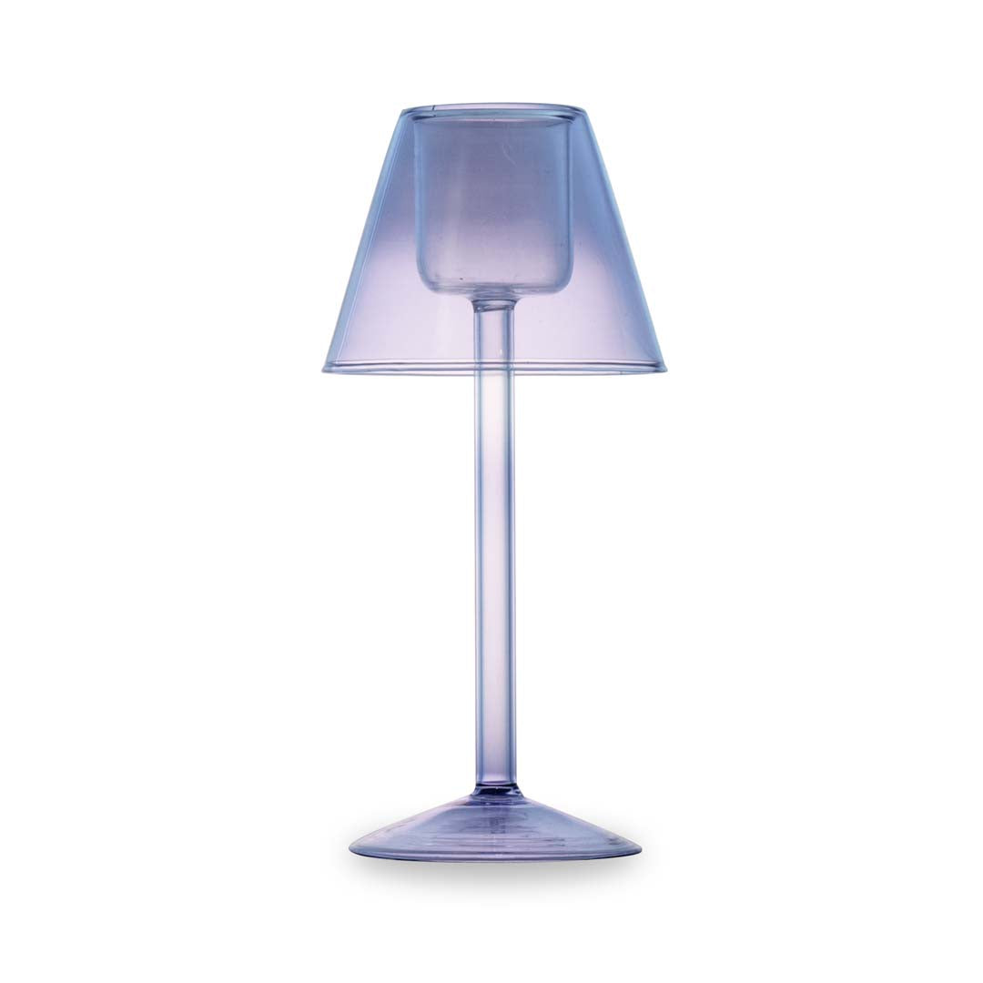Porta Tealight in Vetro H25 - Vari Colori