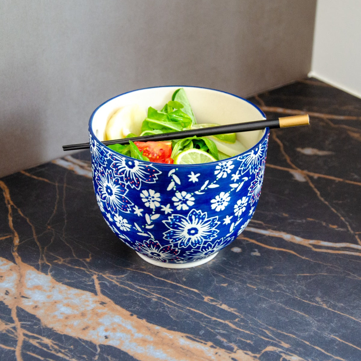 Set 2 ciotole Ramen + 2 coppie di bacchette Pechino