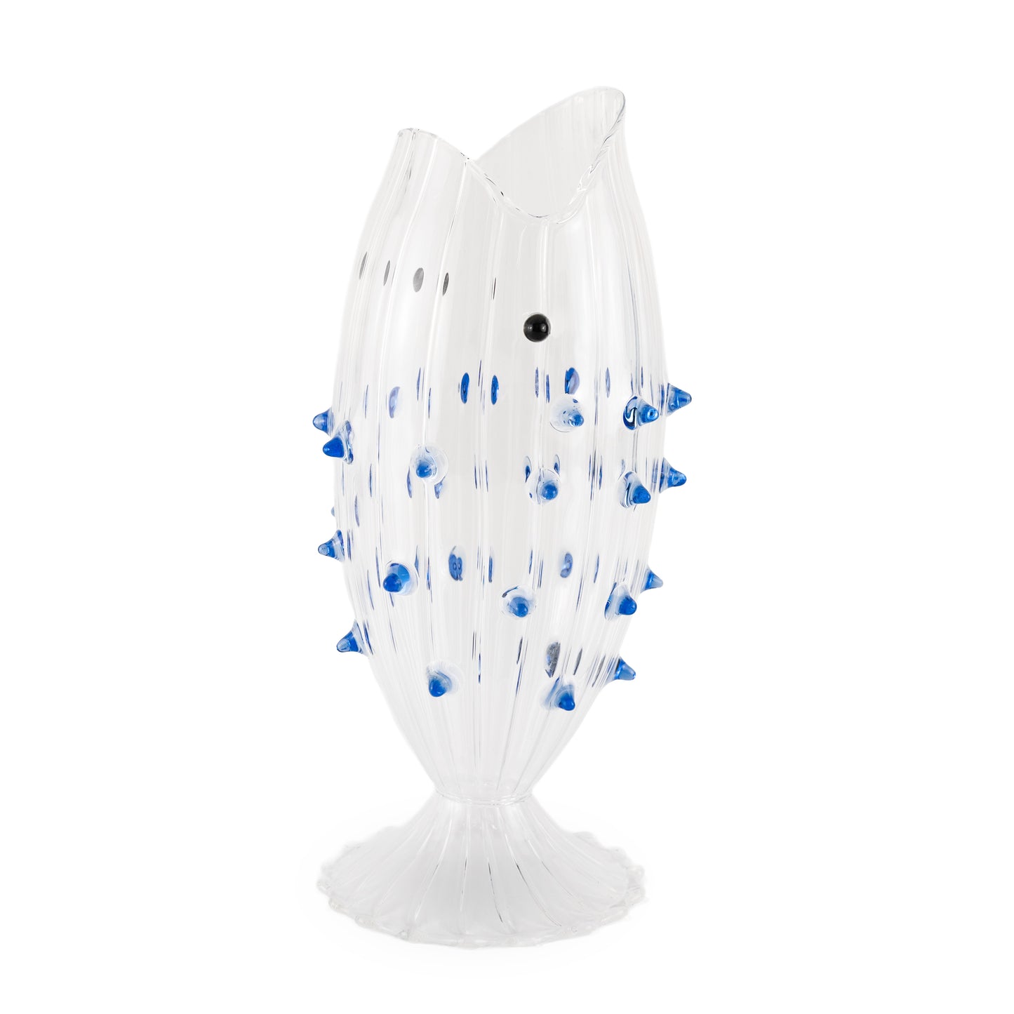 Brocca Pesce in vetro 1,2 L - Spine Azzurre