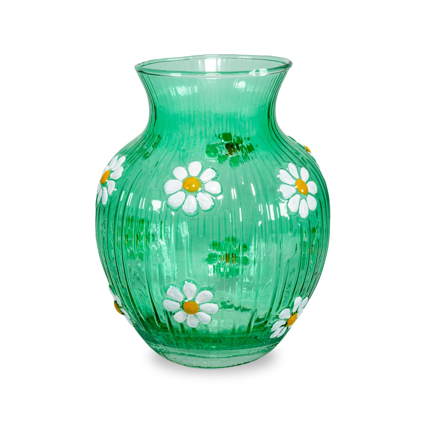 Vaso in Vetro Decorato - Vari Colori