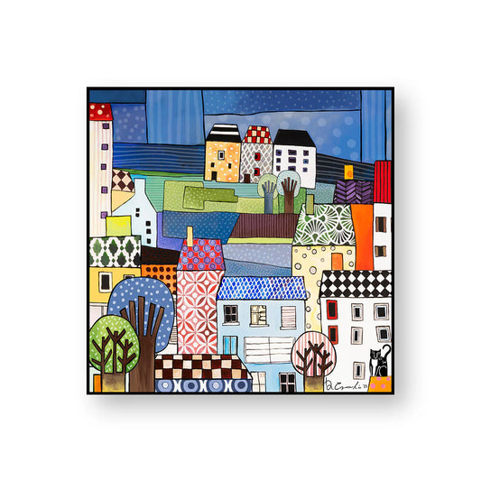 Quadro Paese Mio 70x70