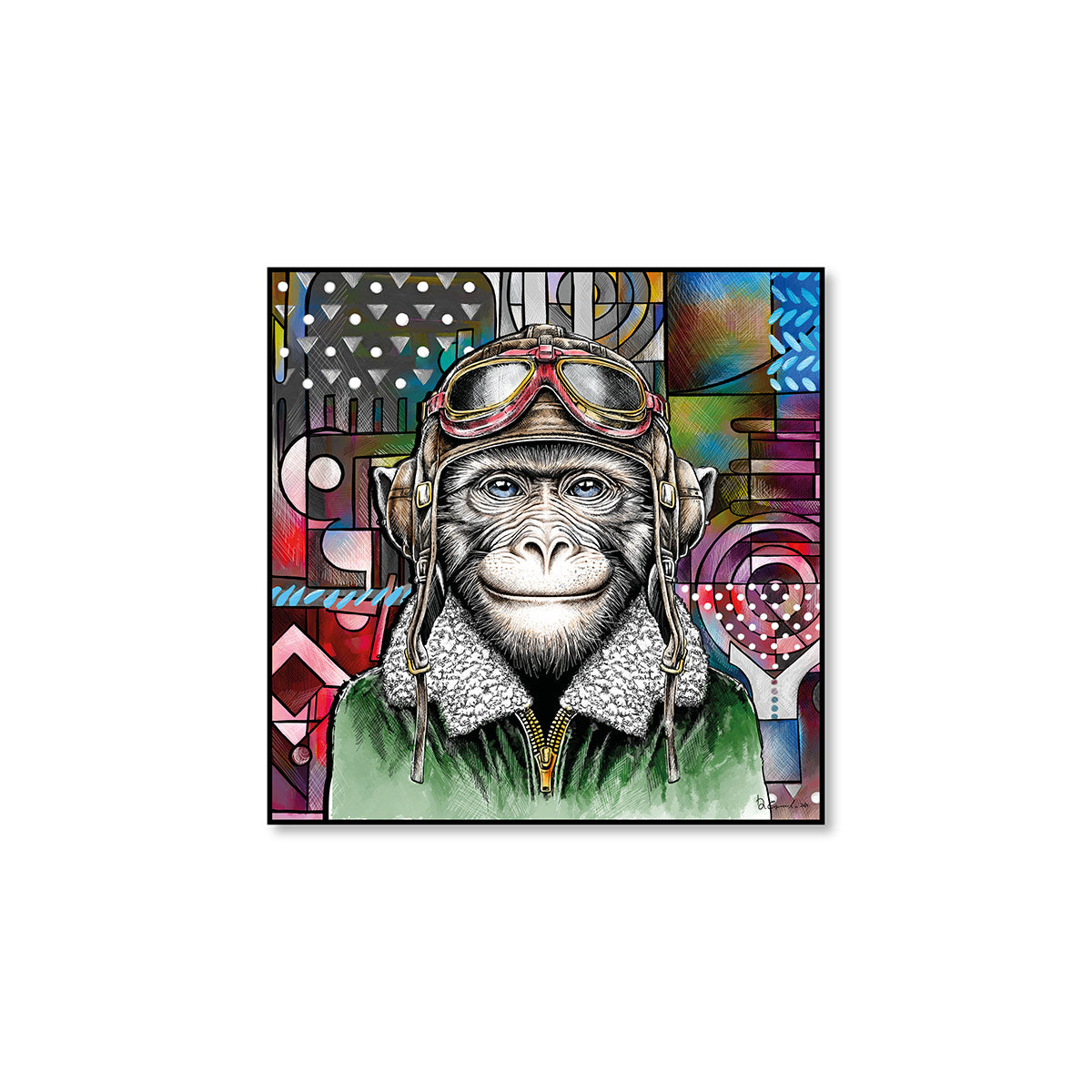 Quadro Human Essence Scimmia ”Boldness”