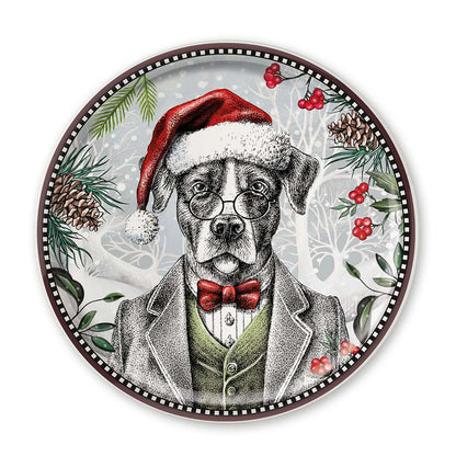 Piatto Panettone Natale - Vari Decori