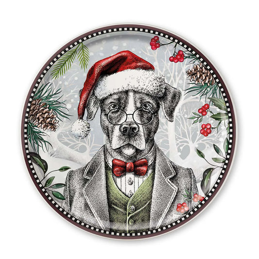 Piatto Panettone Natale - Vari Decori