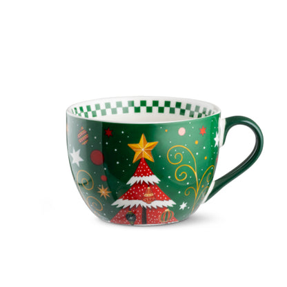 Tazza Colazione Natale - Vari Decori