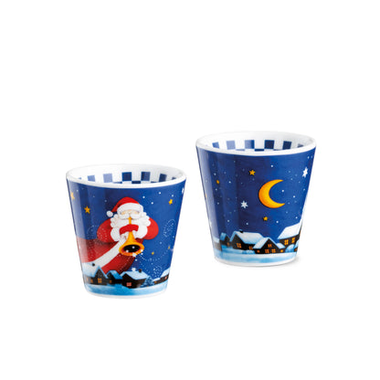Set 2 Bicchierini Natale - Vari Decori