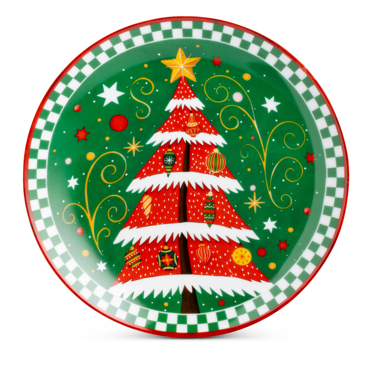 Piatto Panettone Natale - Vari Decori