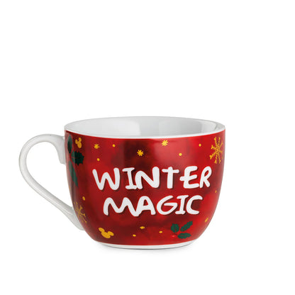 Tazza Colazione Winter Magic - Vari Decori